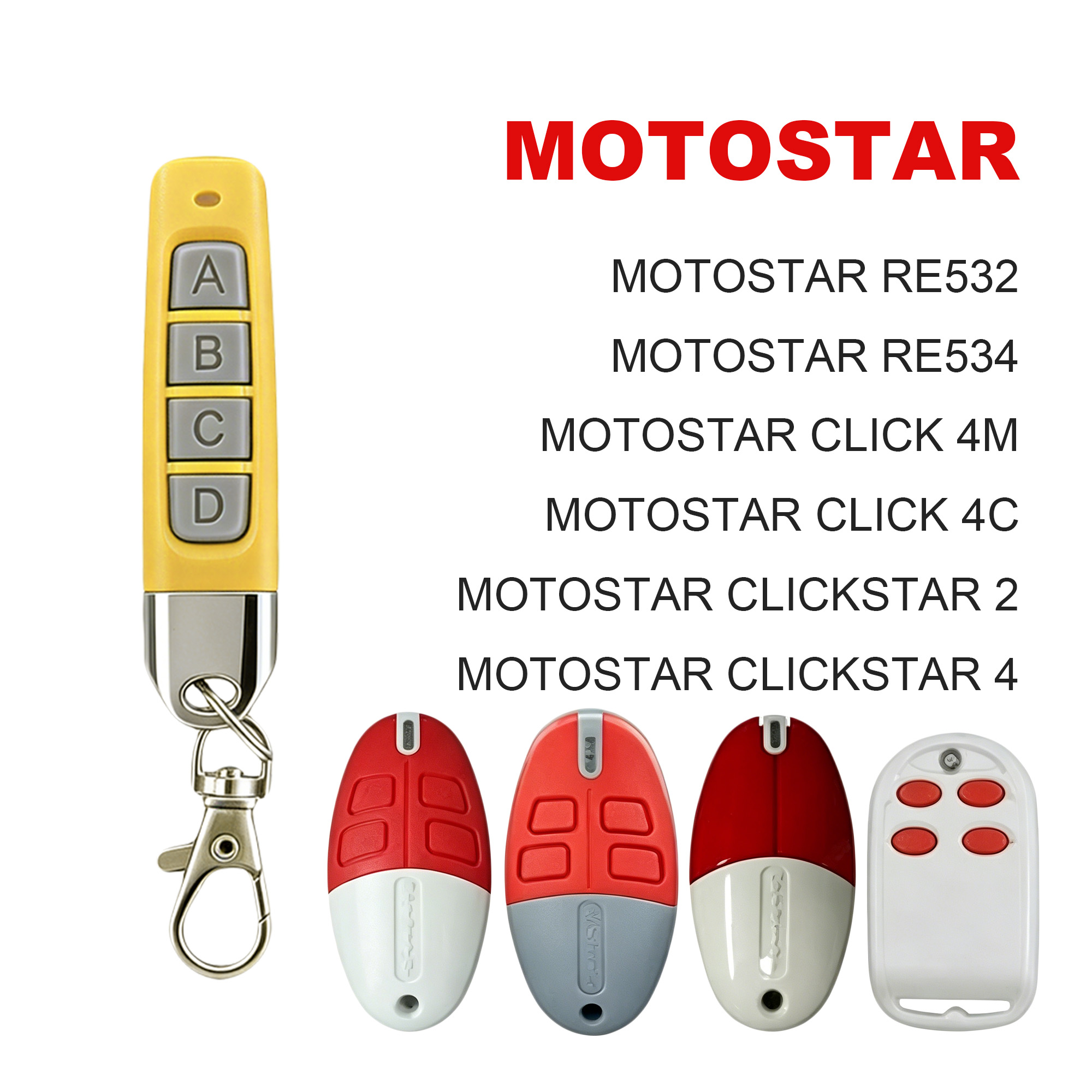 Bottle Opener Keyring - Thumb‑sized Fixed Code Garage Door Remote