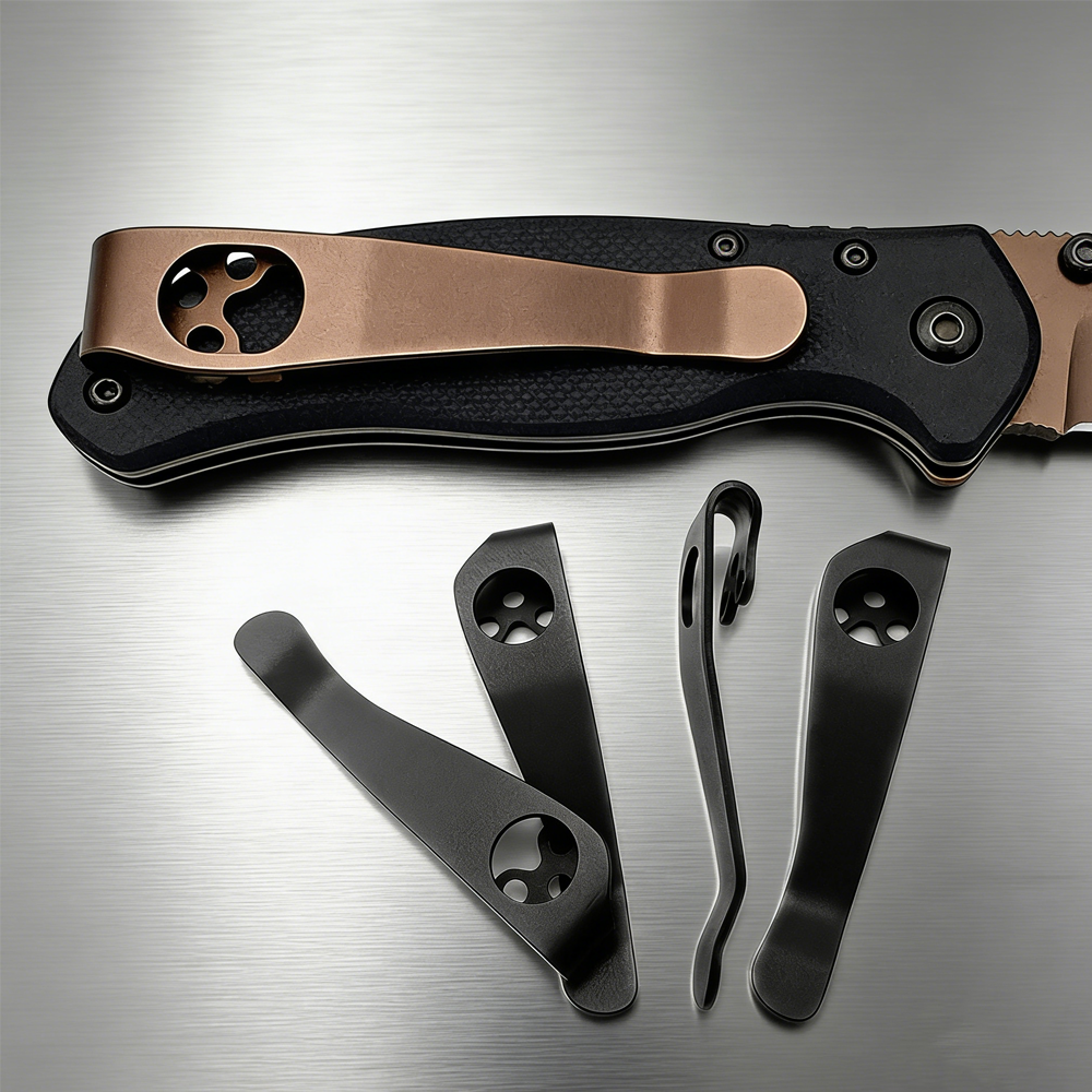 Edc Carry Accessories - Titanium Alloy EDC Pocket Clip Back