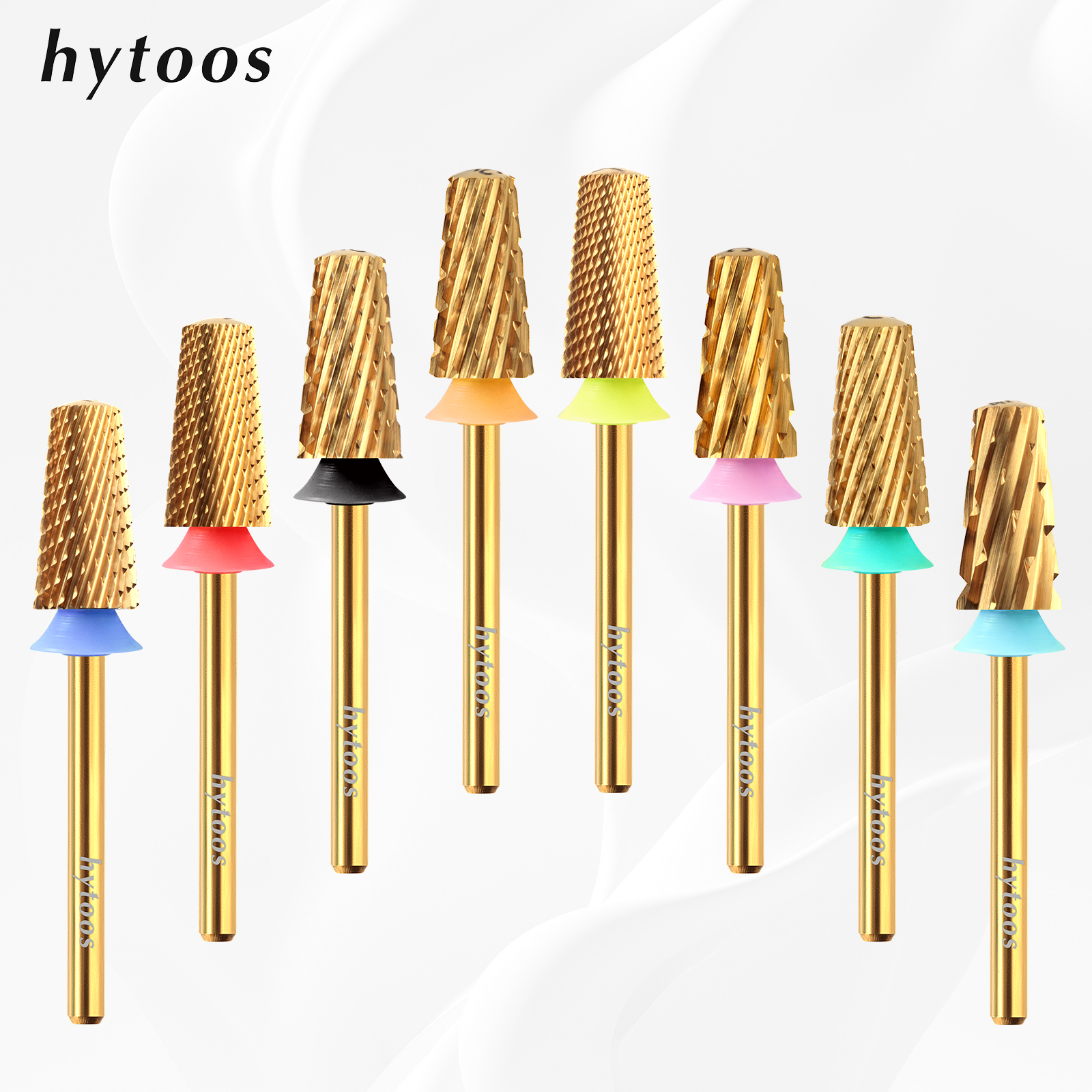 Nail File Titanium - HYTOOS Titanium Safety Tapered Nail Drill