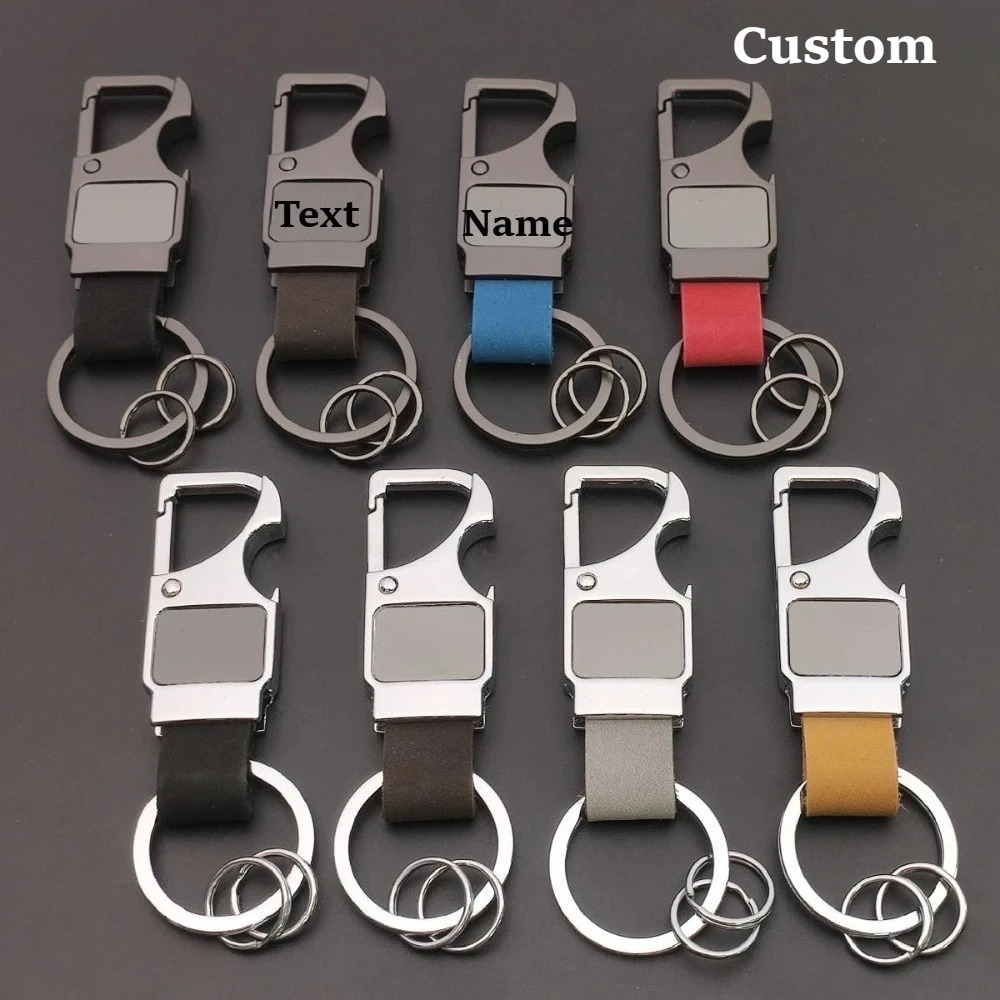 Personalized Genuine Leather K - Bottle Opener Keyring บทวิจารณ์และราคา