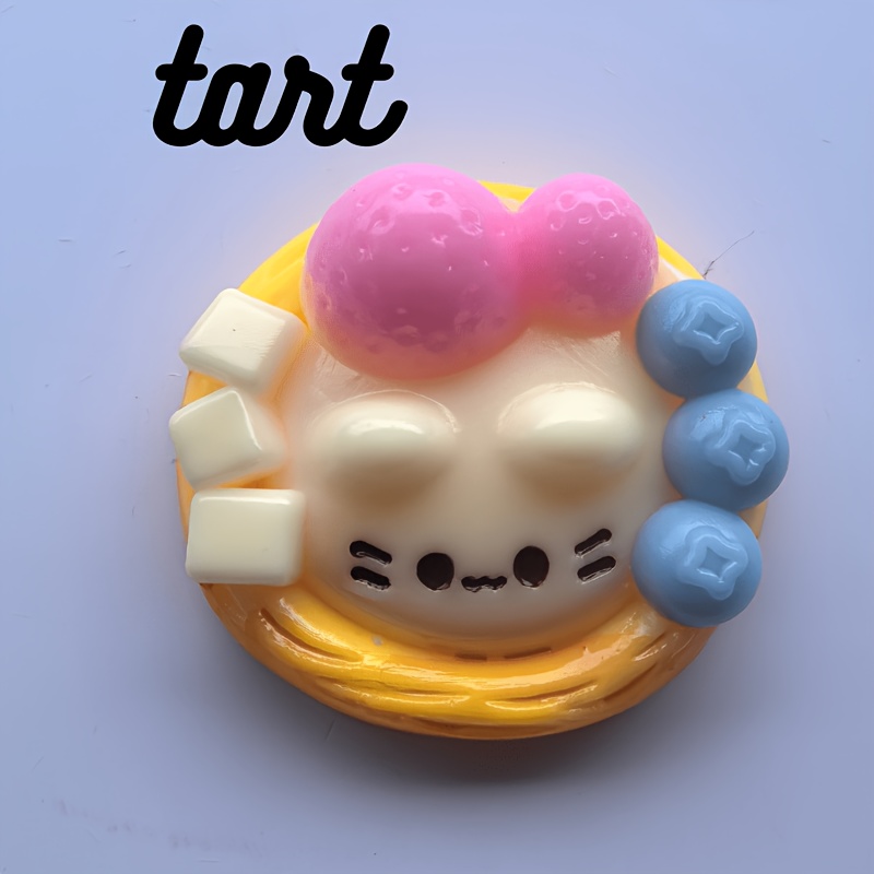 Cute Strawberry Egg Tart Squis - Edc Car Carry บทวิจารณ์และราคา