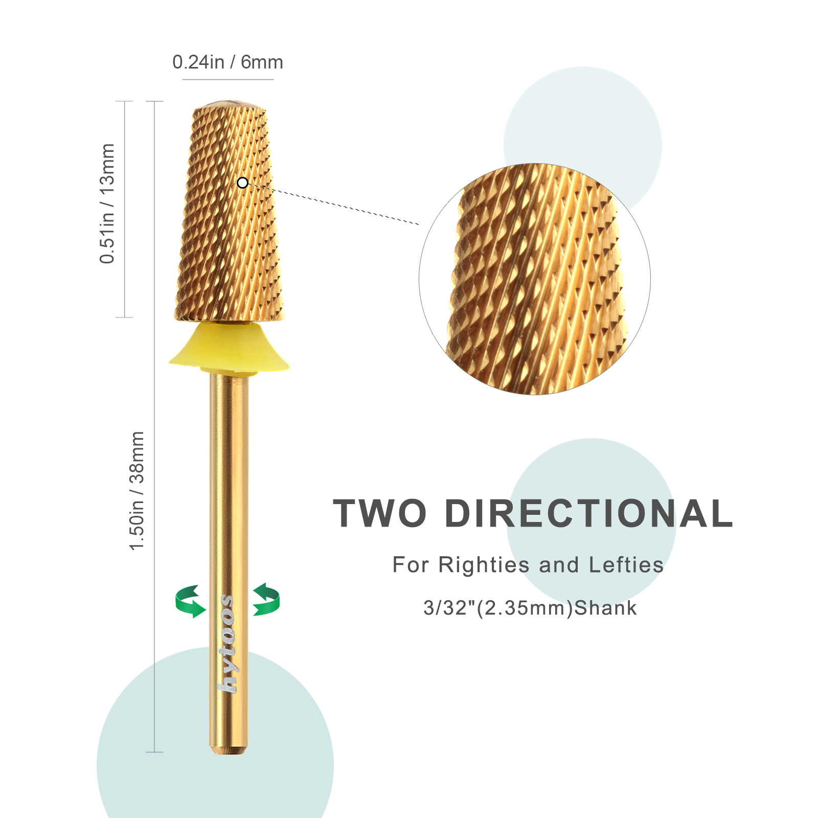 HYTOOS XF Titanium Safety Nail - Nail File Titanium บทวิจารณ์และราคา