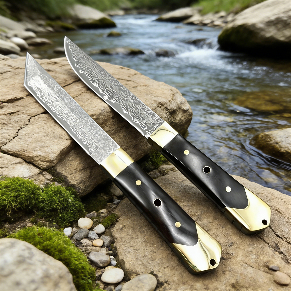 High Hardness Damascus Blade E - Edc Pocket Carry Fixed Blade บทวิจารณ์และราคา