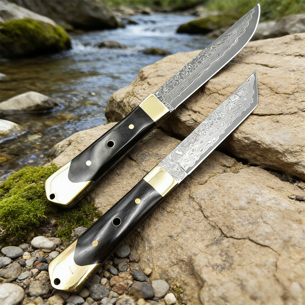 High Hardness Damascus Blade E - Edc Pocket Carry Fixed Blade บทวิจารณ์และราคา