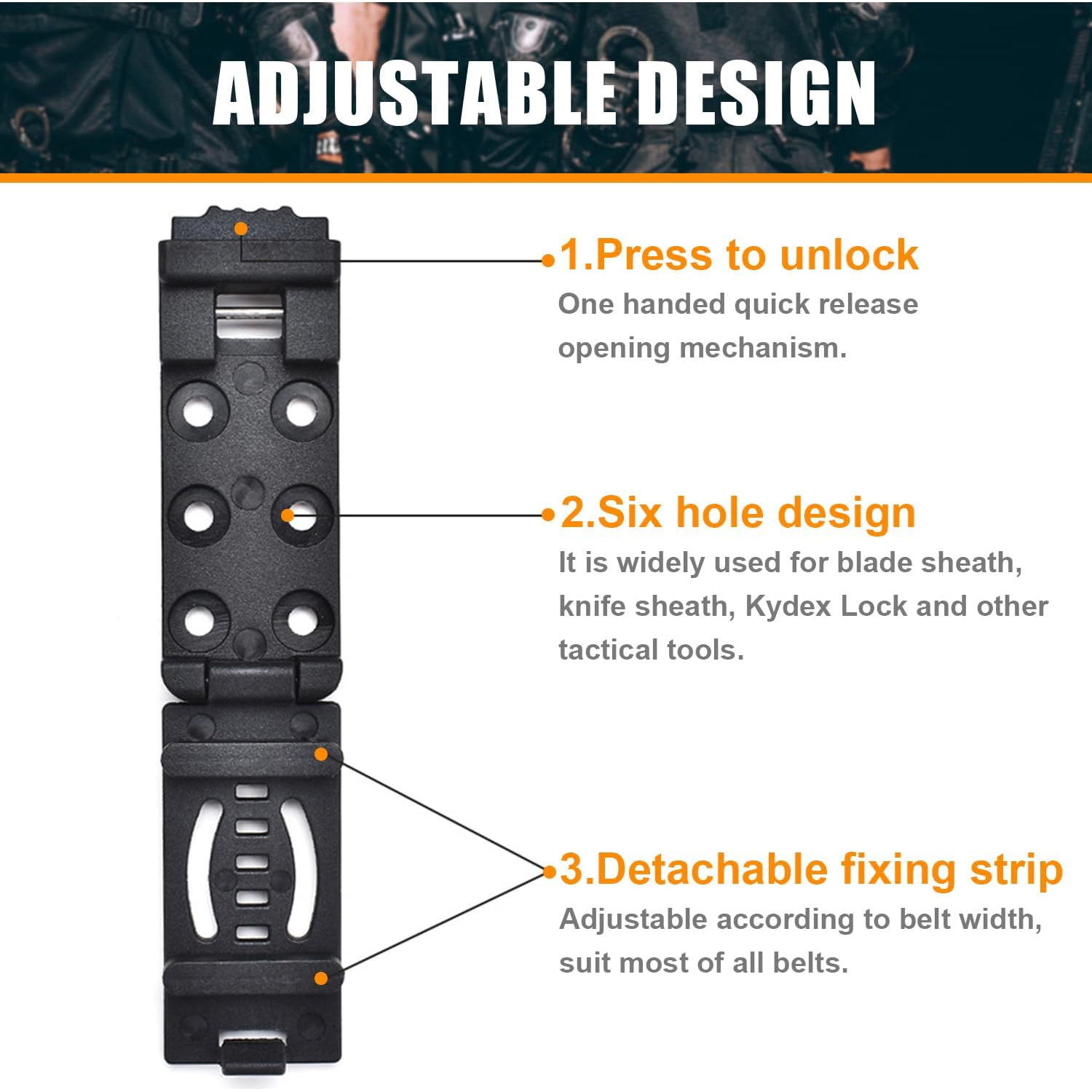 Tactical Knife Clip Holster -  - Edc Carry Belt บทวิจารณ์และราคา