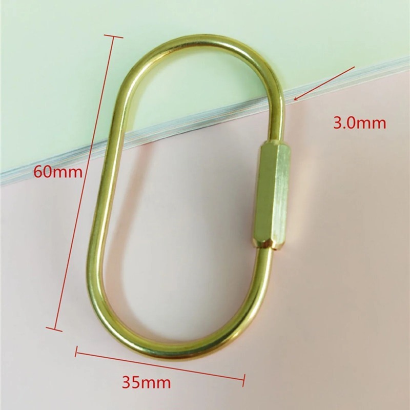 Solid Brass Screw Keychain D-S - Edc Car Carry บทวิจารณ์และราคา