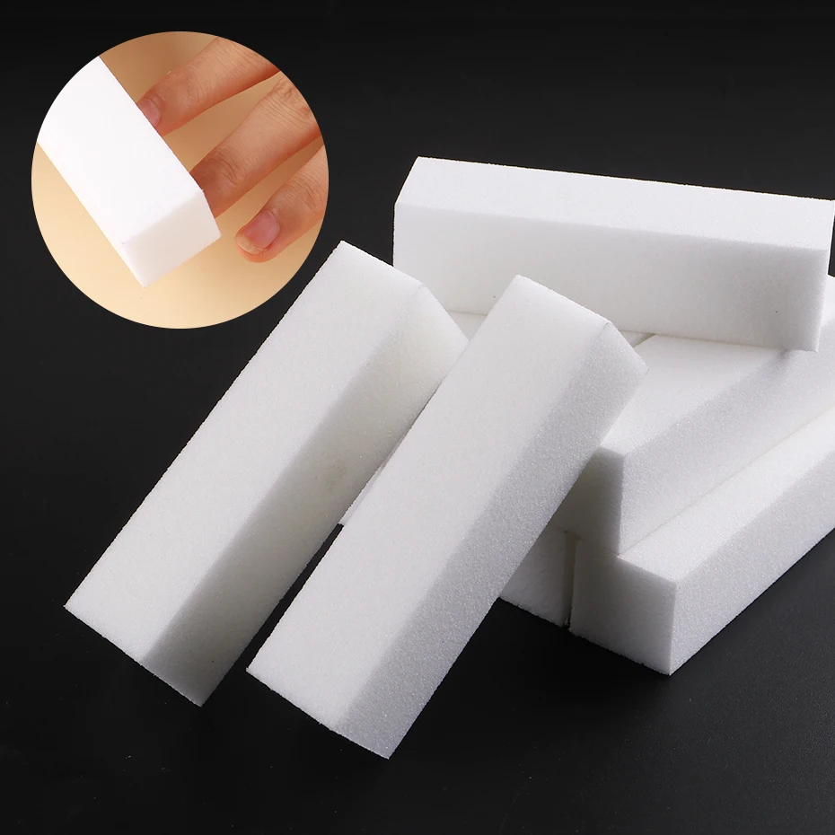 YIKOOLIN 1/20Pcs Sponge Nail B - Nail File Titanium บทวิจารณ์และราคา