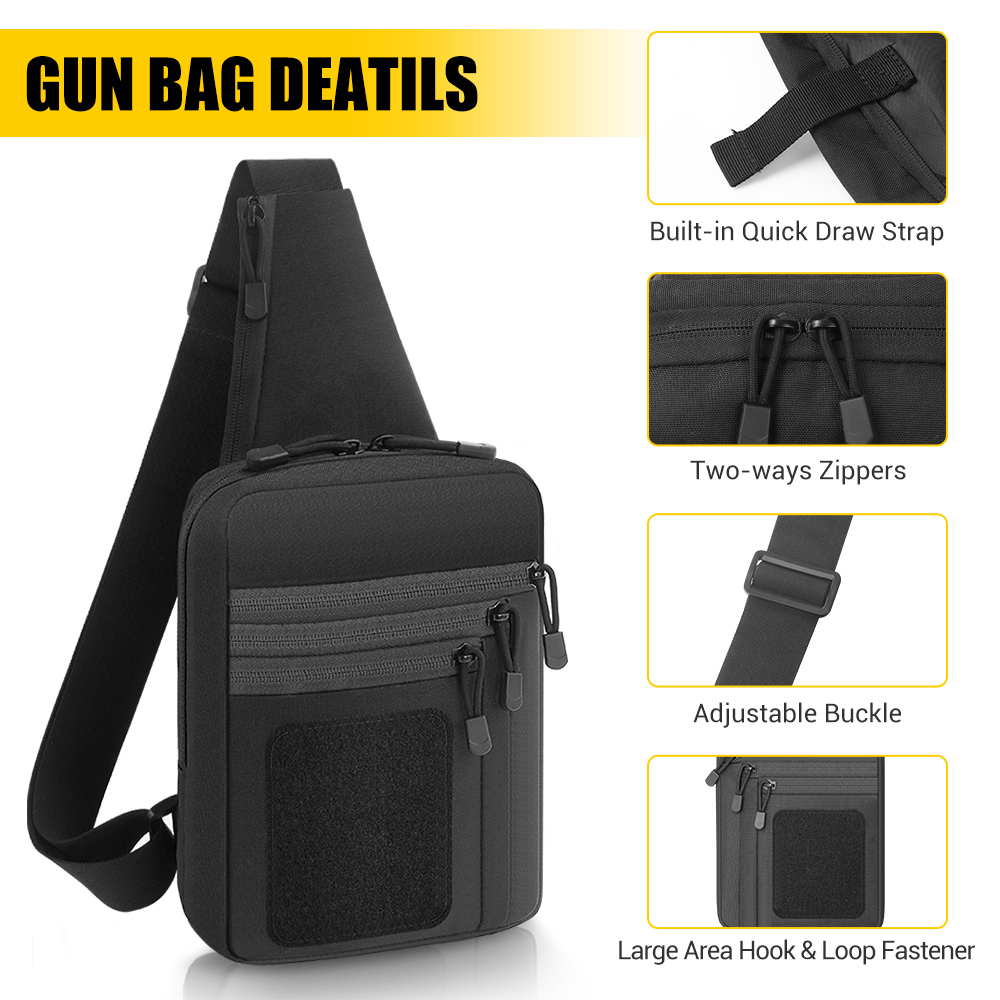 Tactical Pistol Gun Bag Concea - Edc Carry Holster บทวิจารณ์และราคา