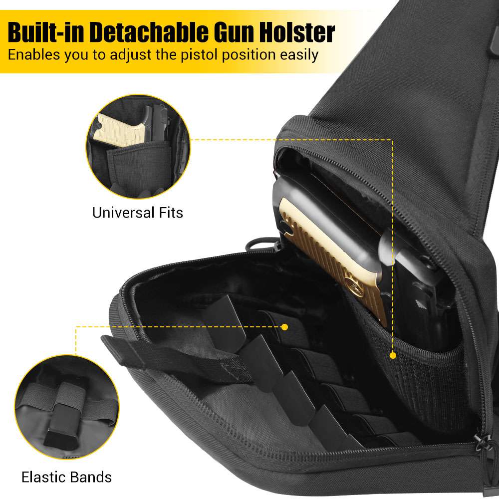 Tactical Pistol Gun Bag Concea - Edc Carry Holster บทวิจารณ์และราคา