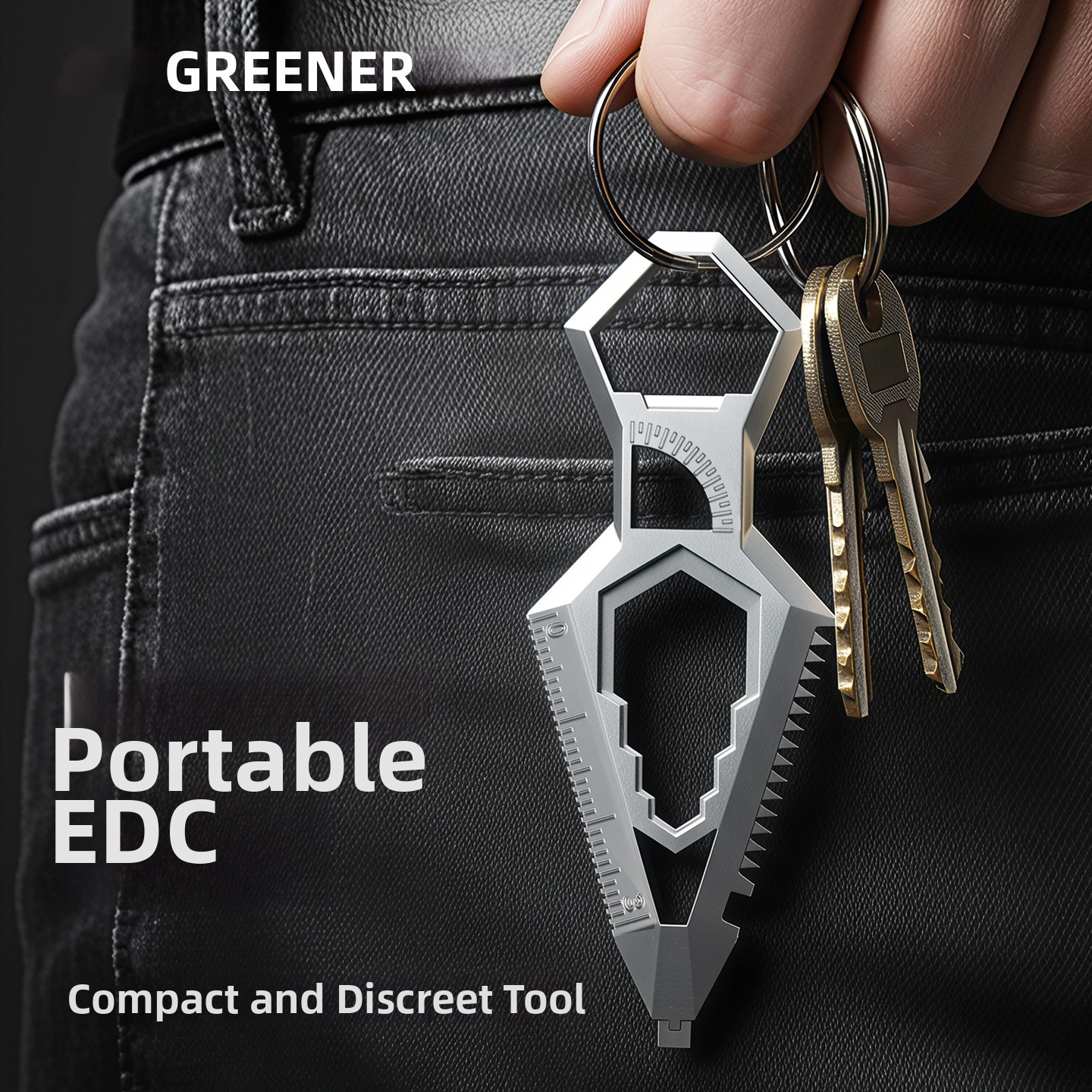GREENER EDC Keychain Multi Too - Appendix Carry Edc บทวิจารณ์และราคา