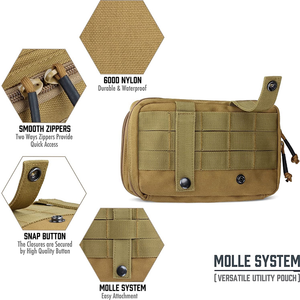 Molle Pouches,Hunting shooting - Edc Carry Accessories บทวิจารณ์และราคา