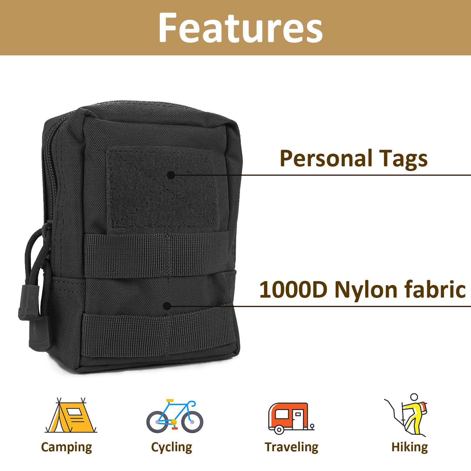 Tactical Molle Medical Accesso - Edc Carry Accessories บทวิจารณ์และราคา