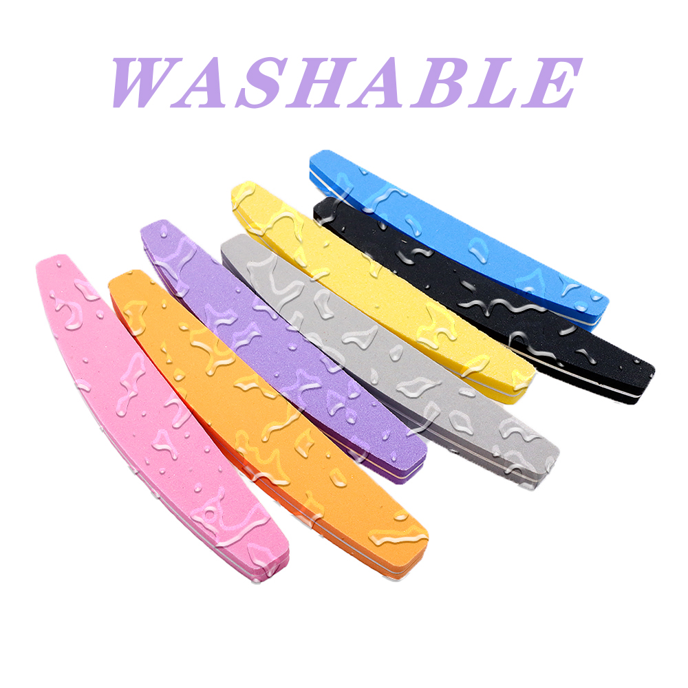 5/10pcs Double-Sided Nail Buff - Nail File Titanium บทวิจารณ์และราคา
