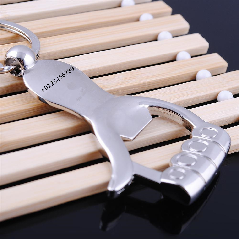 Custom Text Logo Keychain Thum - Bottle Opener Keyring บทวิจารณ์และราคา