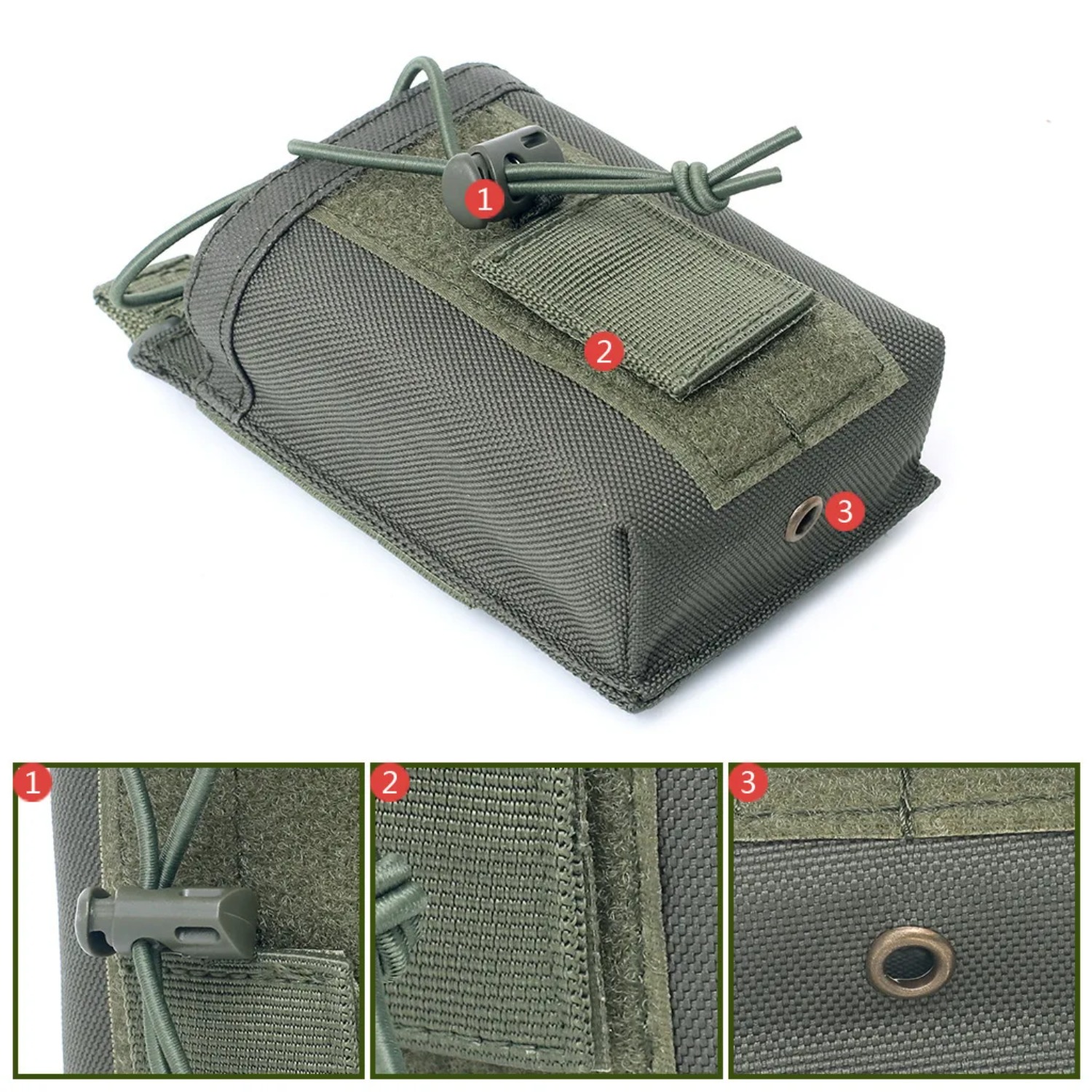 1pc Two Way Radio Holster, Mul - Edc Carry Holster บทวิจารณ์และราคา