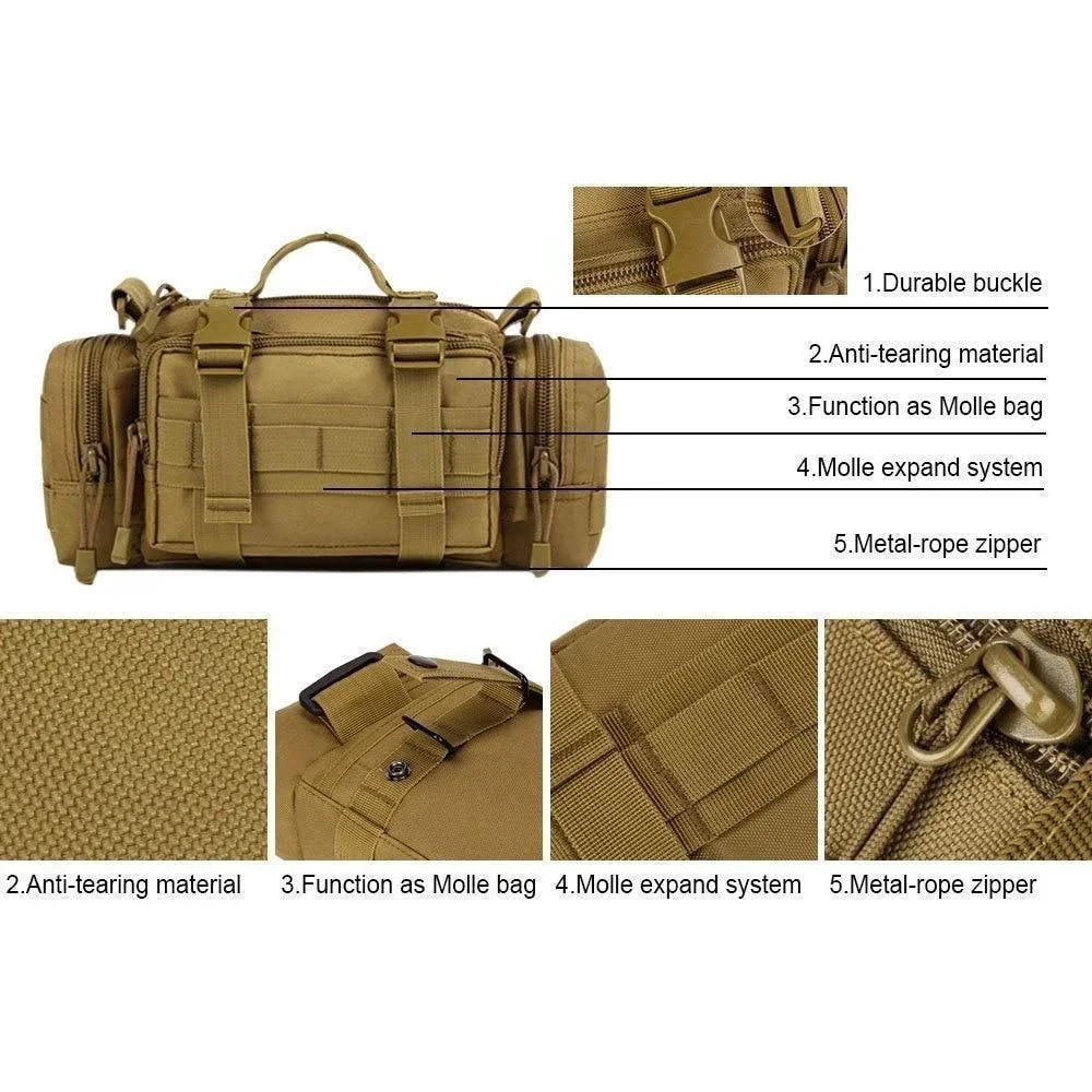 Duffel Waist Bag Molle Waterpr - Edc Carry For Men บทวิจารณ์และราคา