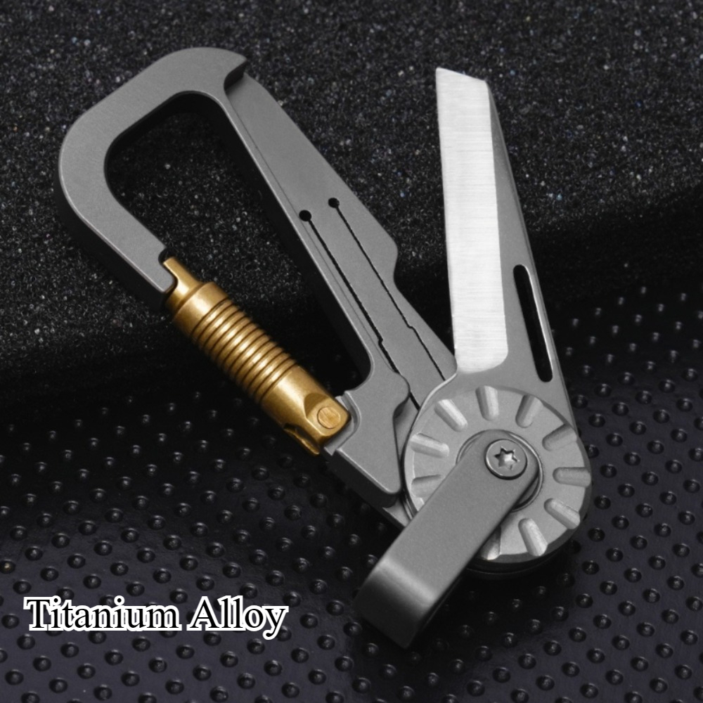 New Mini Titanium Alloy Keycha - Edc Car Carry บทวิจารณ์และราคา