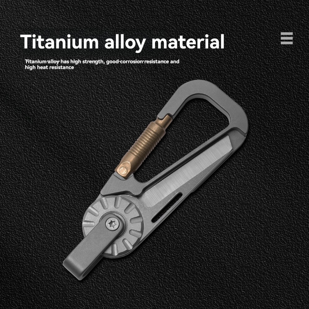 New Mini Titanium Alloy Keycha - Edc Car Carry บทวิจารณ์และราคา