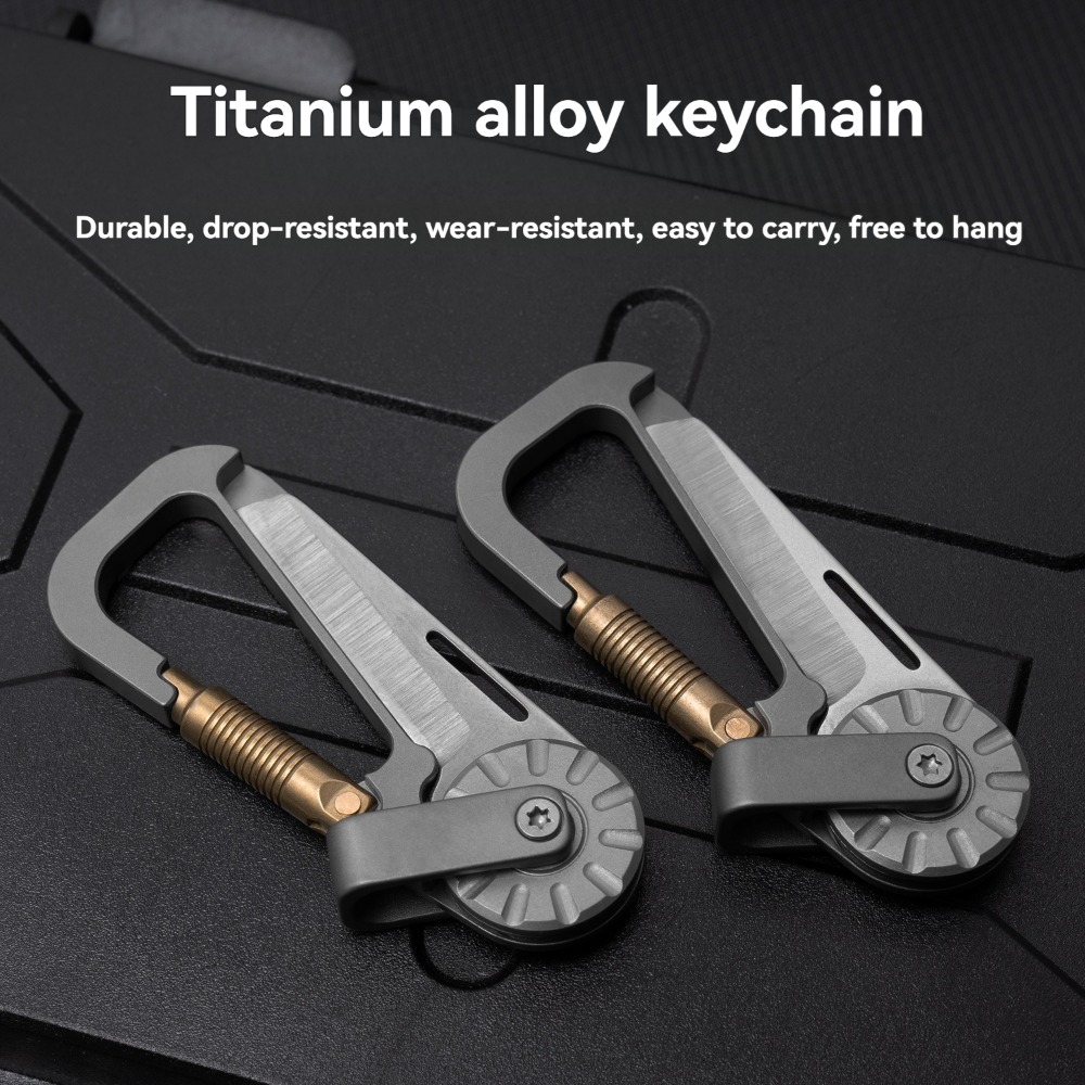 New Mini Titanium Alloy Keycha - Edc Car Carry บทวิจารณ์และราคา