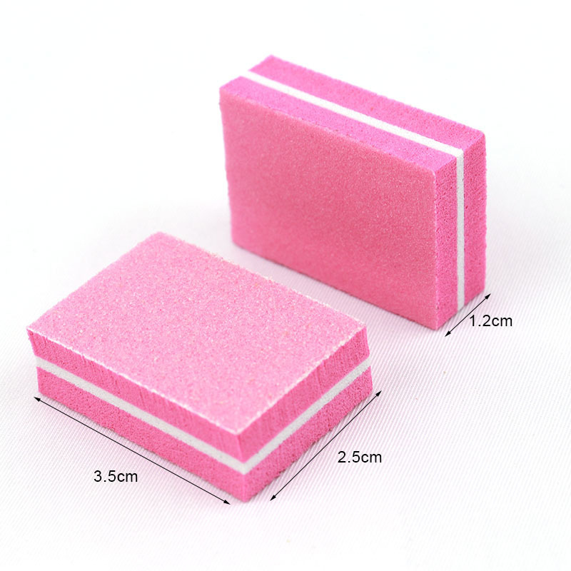 10/50pcs Mini Nails Art Buffer - Nail File Titanium บทวิจารณ์และราคา