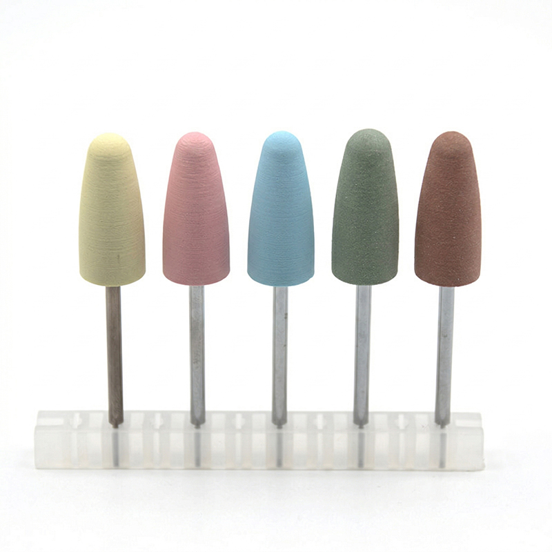 5Pcs/Set Silicone Nail Drill B - Nail File Titanium บทวิจารณ์และราคา