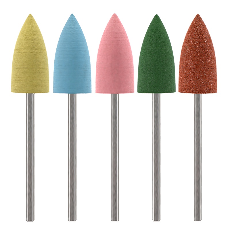 5Pcs/Set Silicone Nail Drill B - Nail File Titanium บทวิจารณ์และราคา