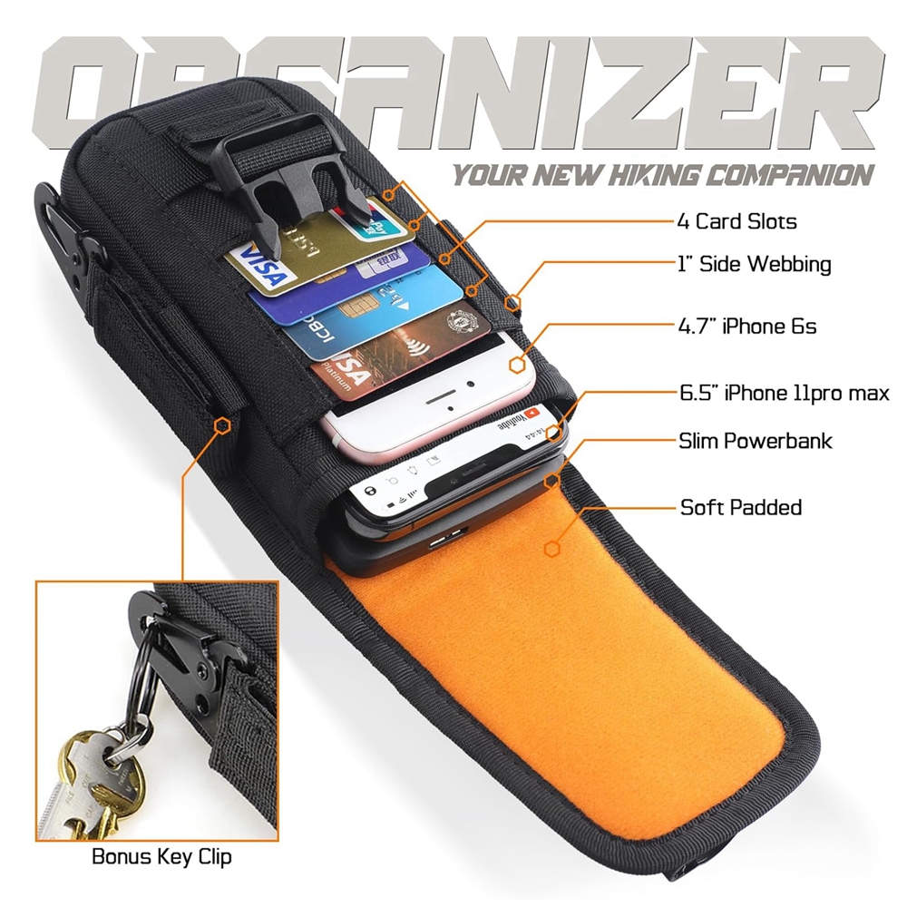 Tactical Phone Pouch Molle,Sma - Edc Carry Belt บทวิจารณ์และราคา