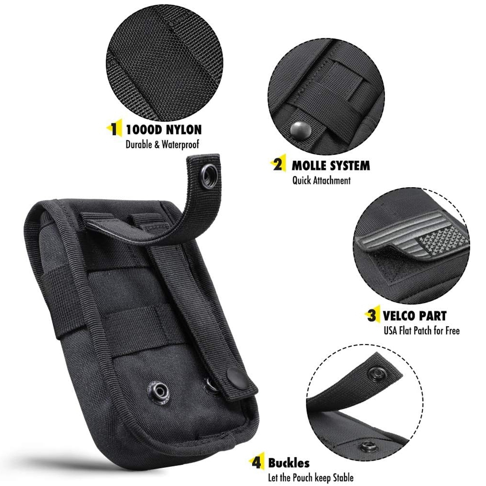 Tactical Phone Pouch Molle,Sma - Edc Carry Belt บทวิจารณ์และราคา