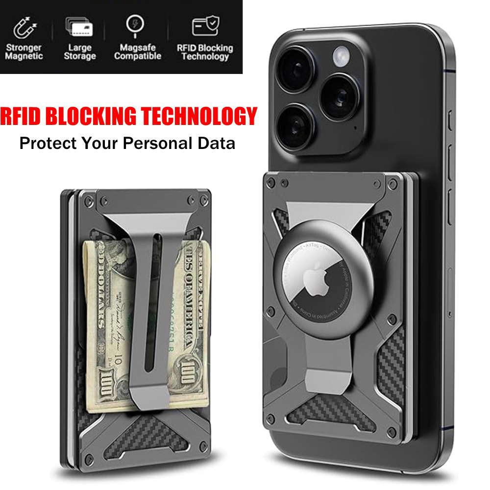 Magnetic Phone Wallet Compatib - Money Clip Magnetic บทวิจารณ์และราคา