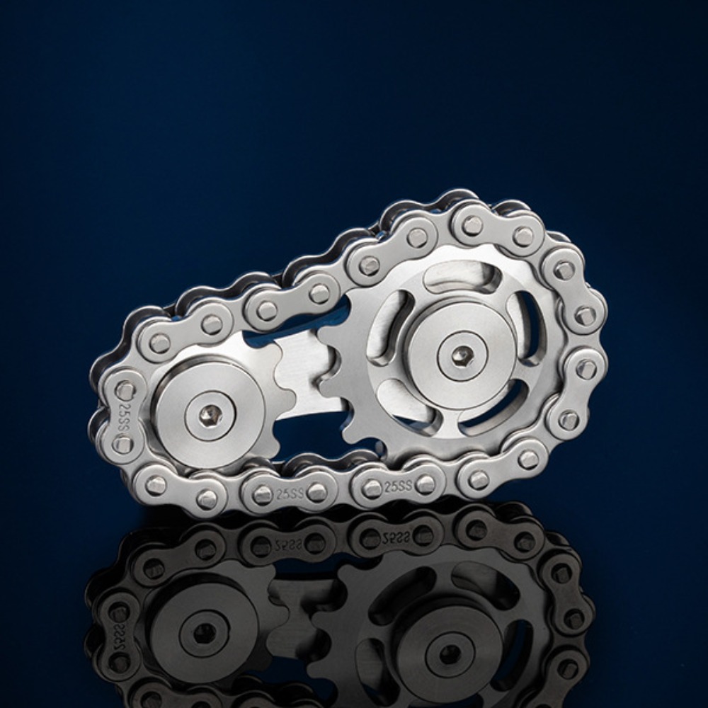 Metal Hand Spinner Chain Gear  - Fidget Spinner Bearing บทวิจารณ์และราคา