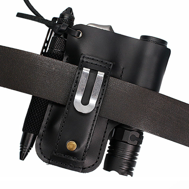 EDC Leather Flashlight Tool Ho - Edc Carry Belt บทวิจารณ์และราคา