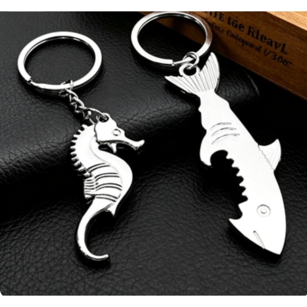 Metal Shark Keychain Bottle Fi - Bottle Opener Keyring บทวิจารณ์และราคา