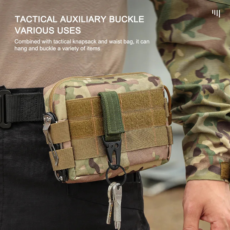 1-4Pcs Tactical Carabiner Outd - Edc Carry Belt บทวิจารณ์และราคา