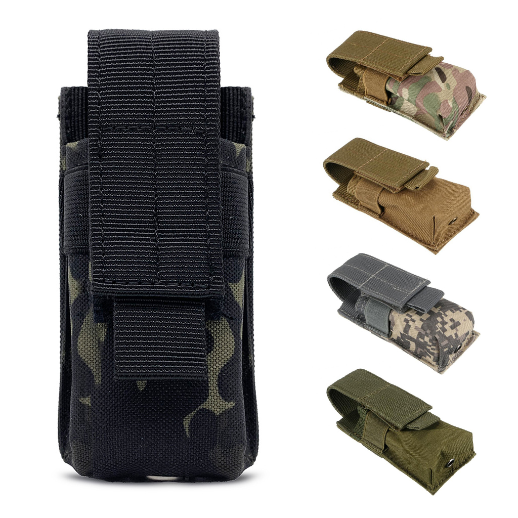 Tactical Molle Flashlight Pouc - Edc Carry Holster บทวิจารณ์และราคา
