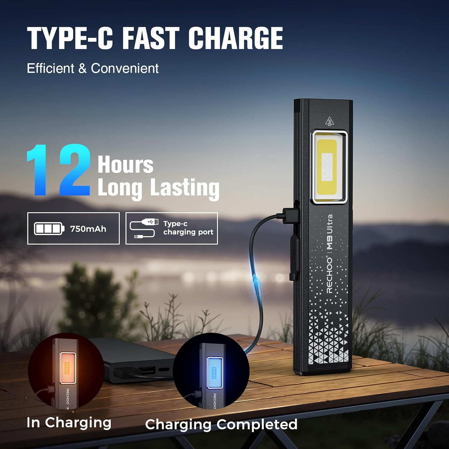 Flat EDC Flashlight Rechargeab - Edc Car Carry บทวิจารณ์และราคา