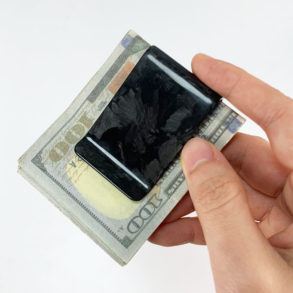 High Quality Black Real Forged - Money Clip Magnetic บทวิจารณ์และราคา