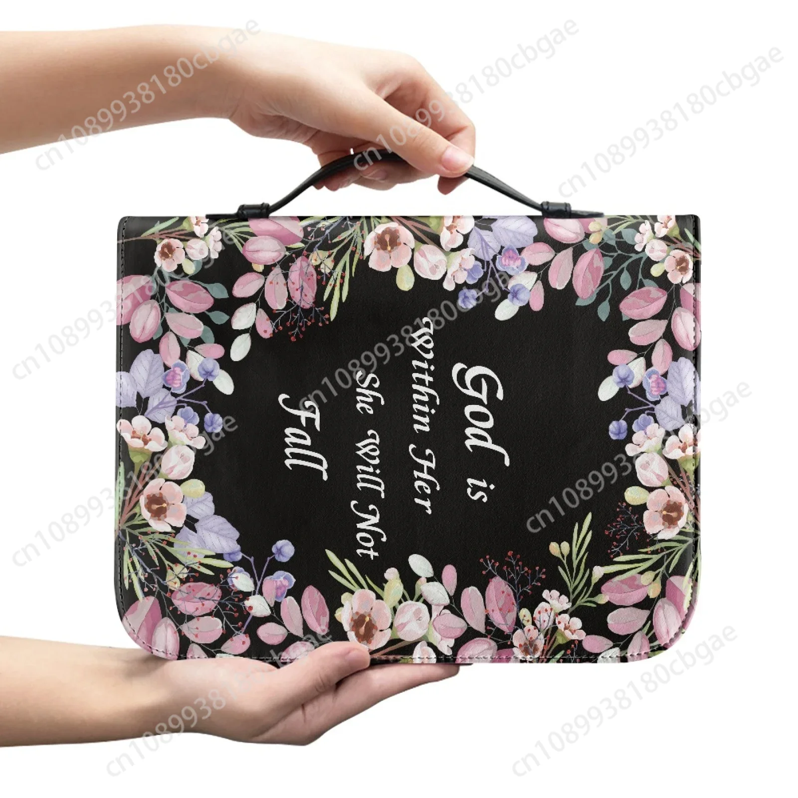Flowers Verse Pattern Leather  - Edc Carry Bag บทวิจารณ์และราคา