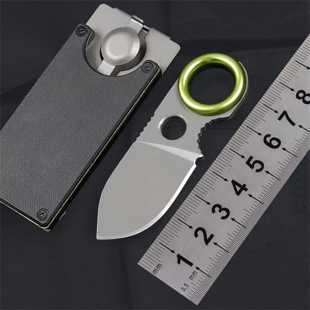 Mini EDC Ring Fixed Blade Knif - Edc Pocket Carry Fixed Blade บทวิจารณ์และราคา