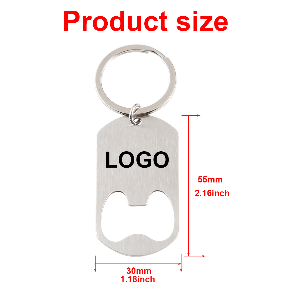 Custom Company Logo Stainless  - Bottle Opener Keyring บทวิจารณ์และราคา