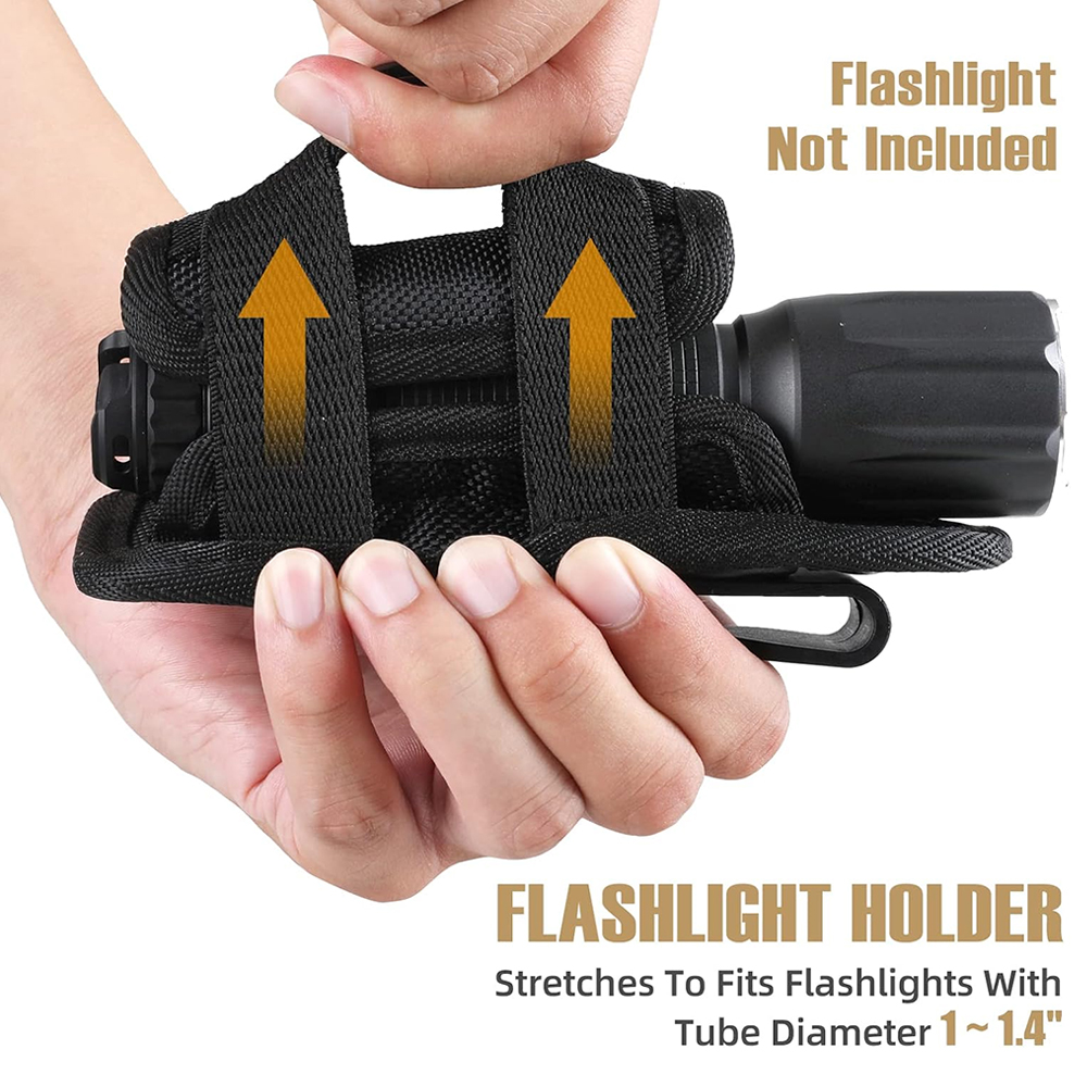 Tactical Flashlight Pouch Hols - Edc Carry Accessories บทวิจารณ์และราคา