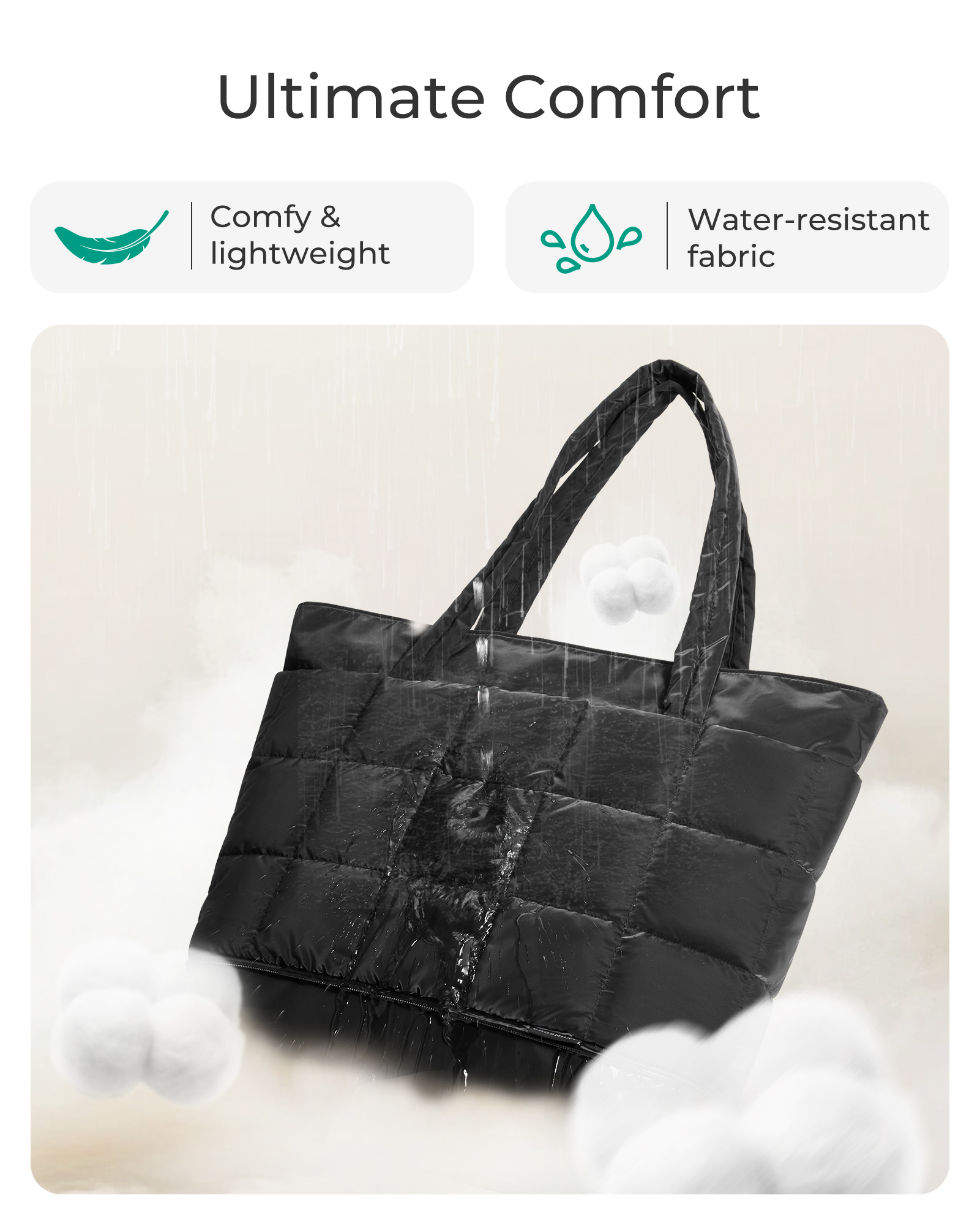 BAGSMART Travel Tote Bag Women - Edc Carry Bag บทวิจารณ์และราคา