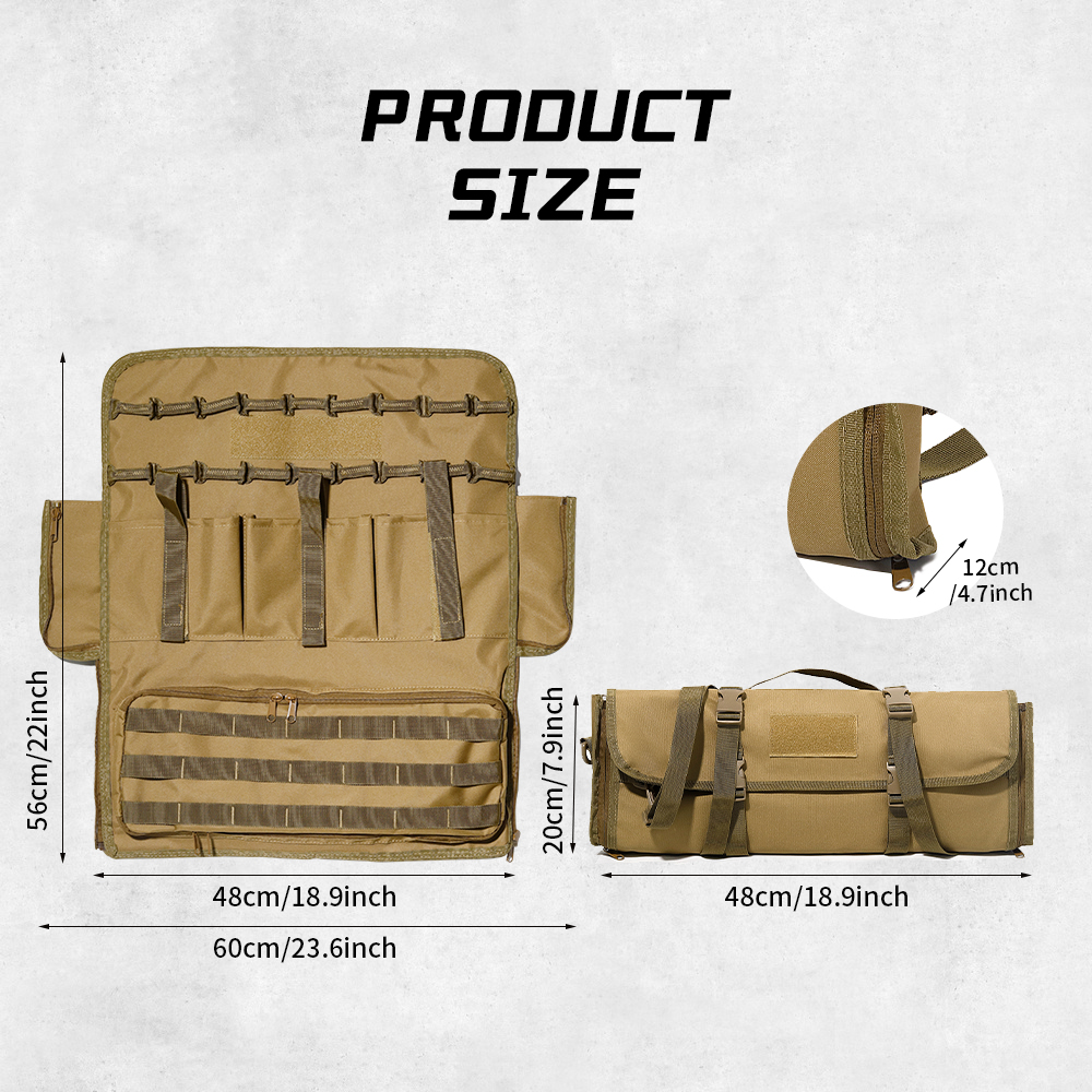 Tactical MOLLE Seat Back Organ - Edc Car Carry บทวิจารณ์และราคา
