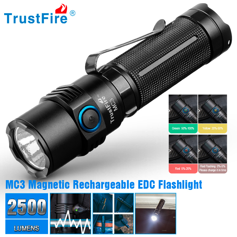 Trustfire Mc3 High Power Recha - Edc Car Carry บทวิจารณ์และราคา