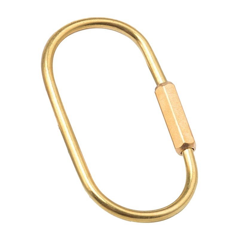 Solid Brass Screw Type D-Ring  - Edc Car Carry บทวิจารณ์และราคา
