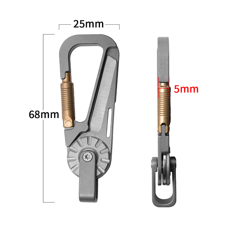 Titanium Alloy Car Keychain fo - Edc Carry Essentials บทวิจารณ์และราคา
