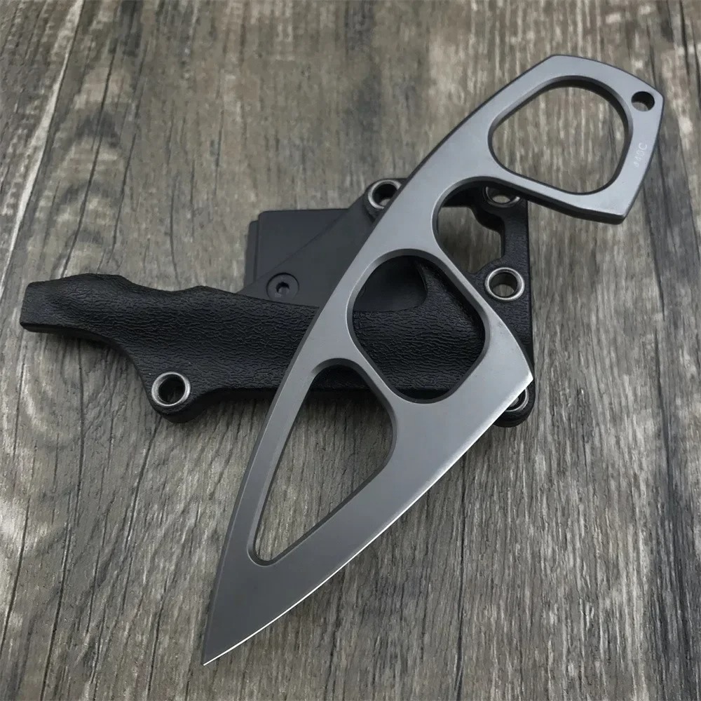 High Hardness Neck Knife 440C  - Edc Pocket Carry Fixed Blade บทวิจารณ์และราคา