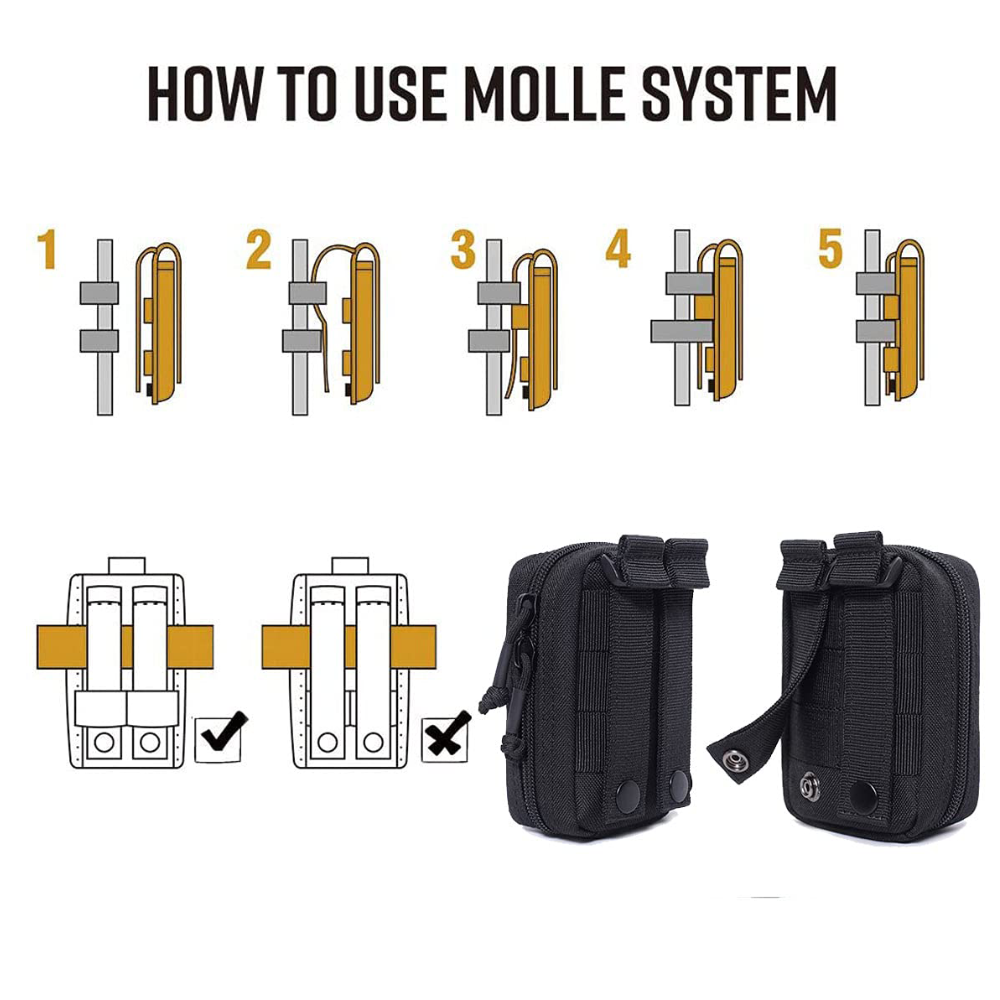 Tactical Mini Belt Pouches, Mu - Edc Carry Belt บทวิจารณ์และราคา