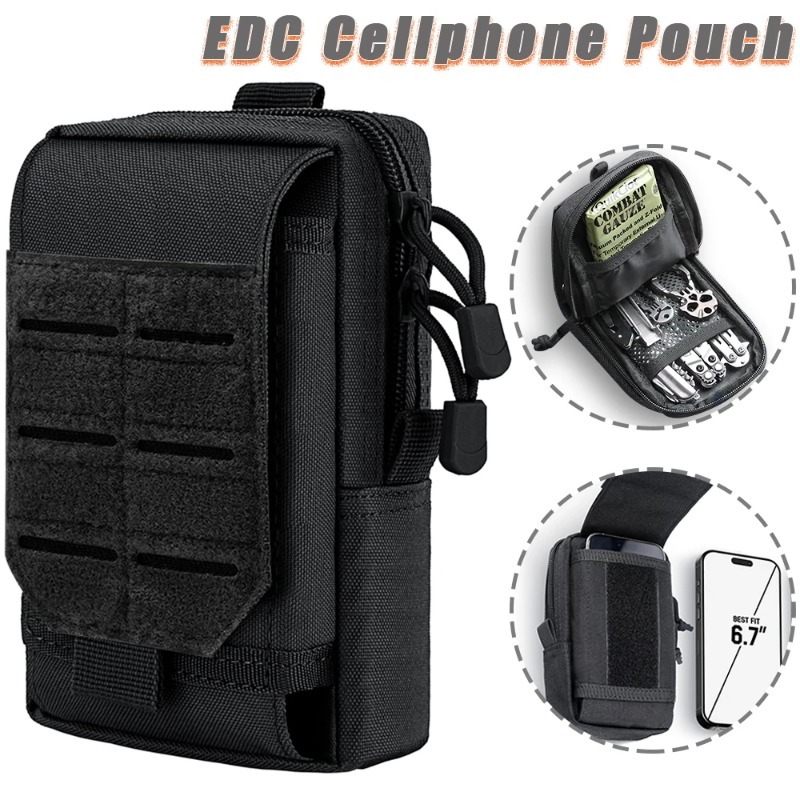 Tactical MOLLE EDC Utility Wai - Edc Carry Holster บทวิจารณ์และราคา