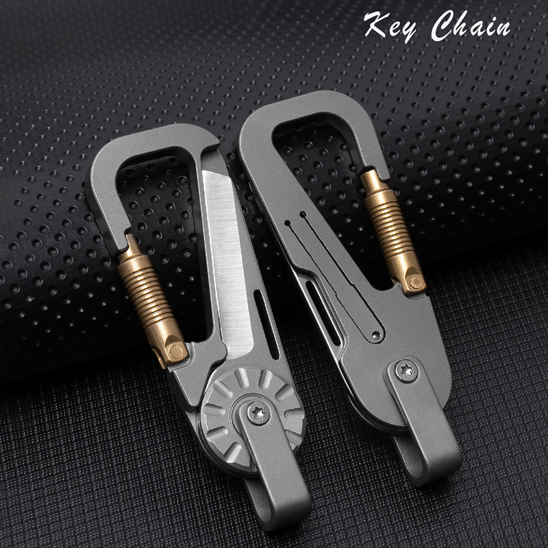 Titanium Alloy EDC Keychain Wi - Edc Car Carry บทวิจารณ์และราคา
