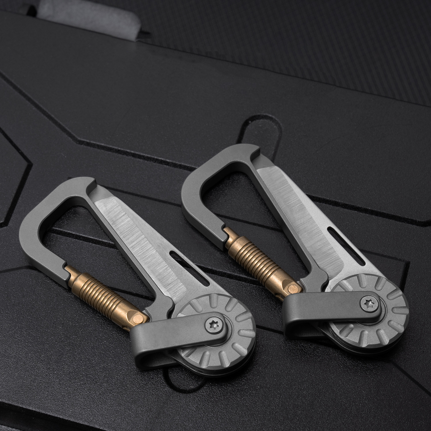 Titanium Alloy EDC Keychain Wi - Edc Car Carry บทวิจารณ์และราคา